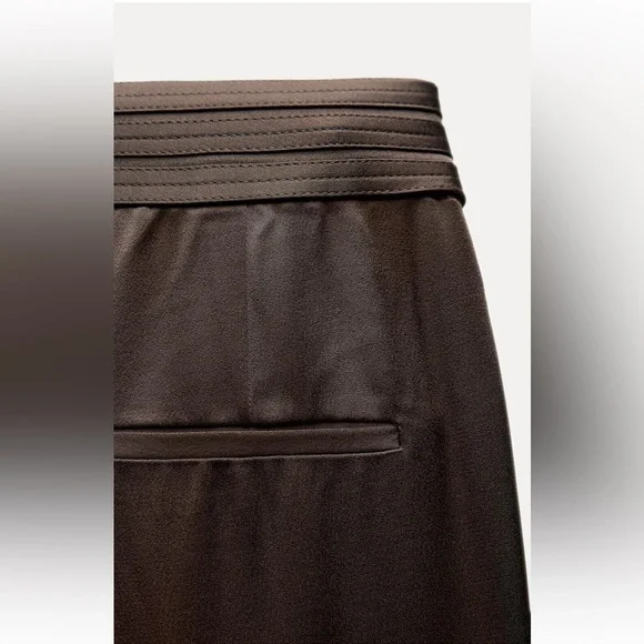 ZARA WIDE LEG PANTS ZW COLLECTION - Picture 9 of 9